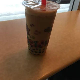 Mango milk tea