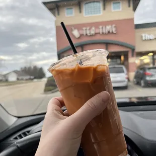 Thai milk iced tea