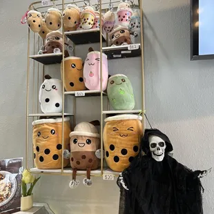 Plushies and Halloween decor