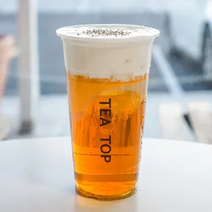 Milk Foam Oolong Tea