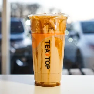 Salted Caramel Milk Tea