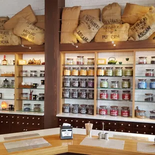 Great selection of loose-leaf teas