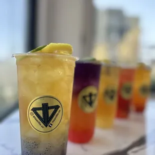 Exotic fruit tea series