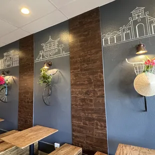 the interior of a restaurant