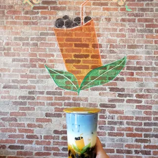 Butterfly Mango Latte