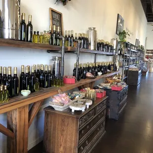 Local crafted olive oil.