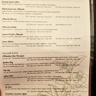 They have a full service tea bar here and carry oat, almond, and coconut milks.