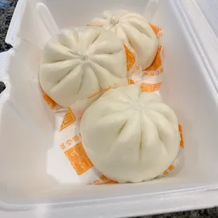 BBQ pork buns! 3 in an order.