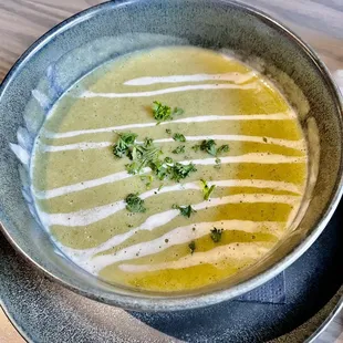 Spring potato soup