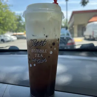 Cheese foam Coffee