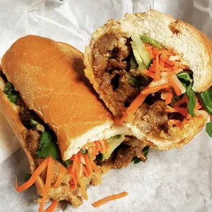 Fresh and Delicious Banh Mi Sandwiches