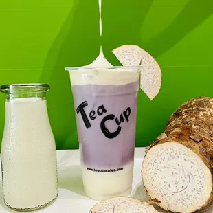 Taro Coconut Latte