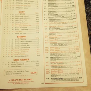 menu, sushi and sashimi