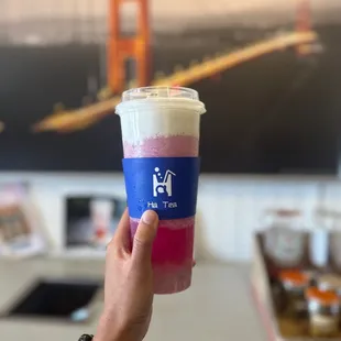 Lychee Juice with Cheese Creama