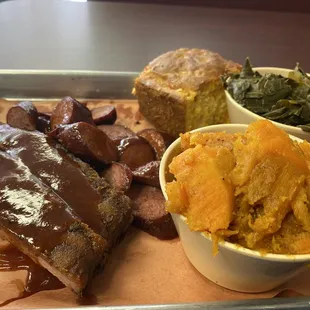 2 Meats BBQ Plate