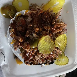 Brisket baked potato