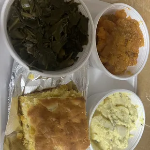 Jalapeño cornbread greens diabetic coma yams and unseasoned potatoe salad