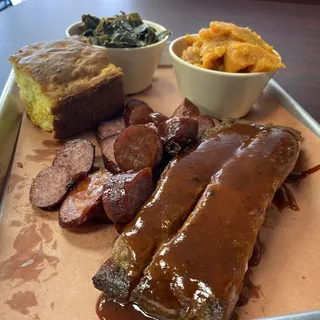 2 Meats BBQ Plate