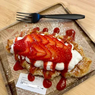 Strawberry Croffle