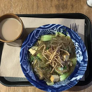 Chai, Spicy Glass Noodles &amp; Tofu