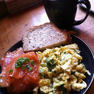 Cilantro Scrambled Eggs