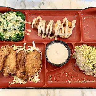 Panko Fried Chicken Bento Box