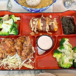 Panko Fried Chicken Bento Box