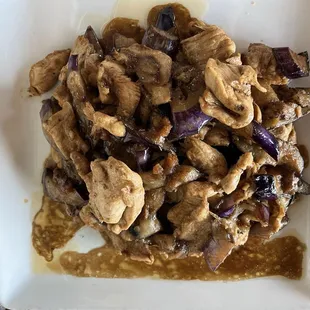 Chicken with Eggplant