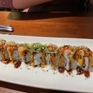 Sushi roll... frog man? Something like that; I take a lot of blows to the head.