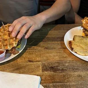 Waffle Burger