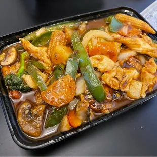 Cashew chicken Thai style (take out)