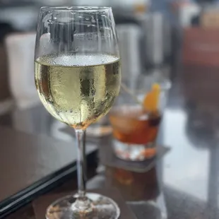 Sancerre and old fashioned