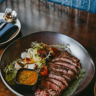 steak, food