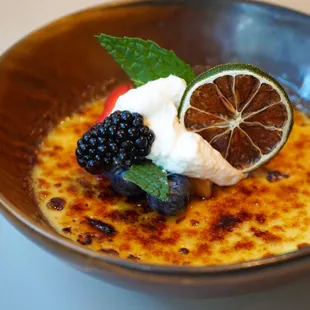 Calamansi Creme Brulee