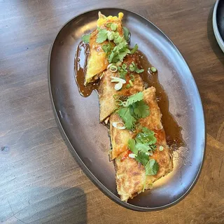Egg & Scallion Roti