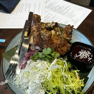 Burmese Fried Chicken Sando