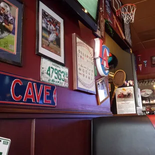 Cool Sports Memorabilia Decor