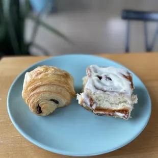 a croissant with a bite taken out of it