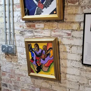 Downstairs art