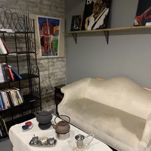Basement seating area