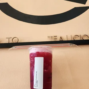 Dragon Fruit Tea. My daughter liked it.