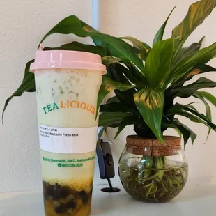 The Matcha Mango Latte:)