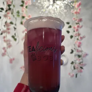 Dragon Fruit Lychee Tea