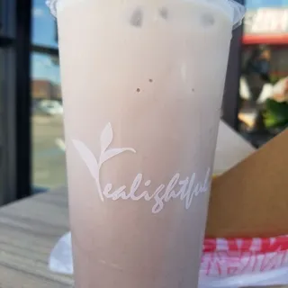 Elderberry Milk Tea