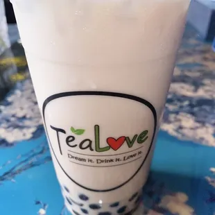Lavender Boba Milk Tea