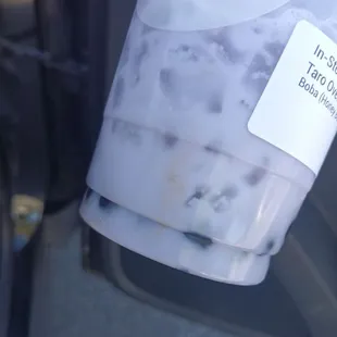 Taro over ice-