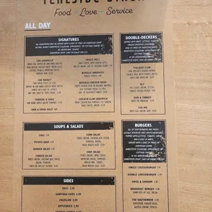 All day Menu