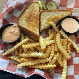 * Frisco Melt with fries