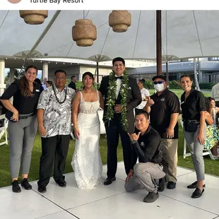 TBTGHI and bride and Groom