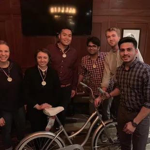 Small group Bike Build, our charities love excepting donations of all sizes.